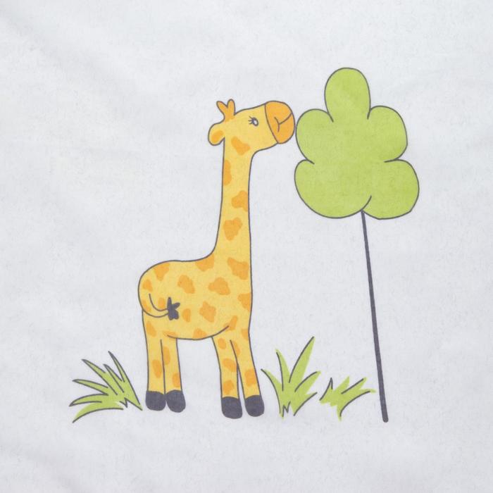 Ткань тюлевая «Весёлые жирафы» ширина 280 см