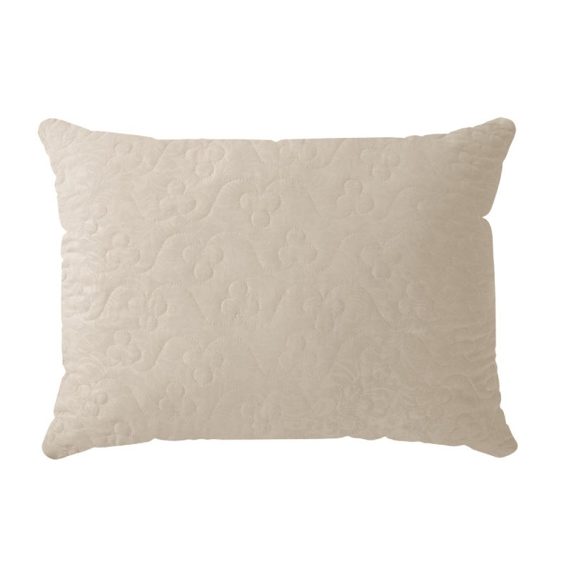 Подушка Бежевая ветка "Хлопок"